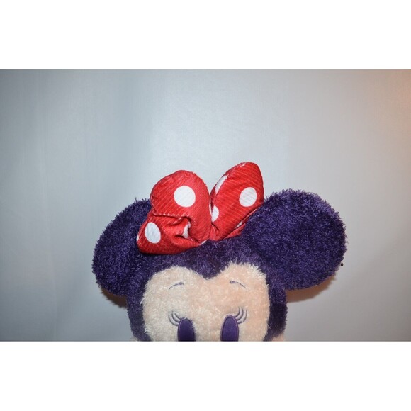 Disney Parks Minnie Mouse 14" Weighted Relaxing Emotional Support Plush Furry - Picture 5 of 13